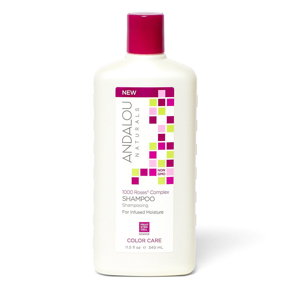 Andalou Naturals 1000 Roses Complex Color Care, Shampoo, 11.5 Oz